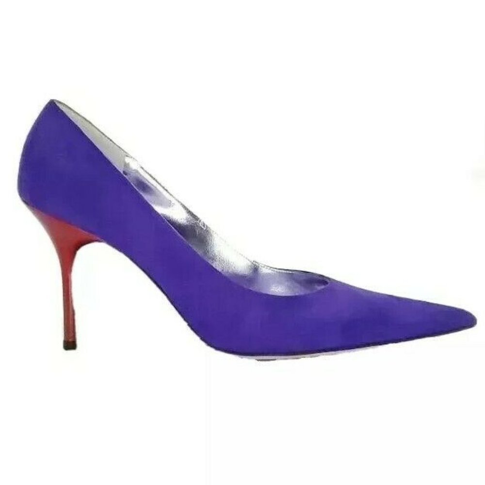 Christian Lacroix Pump Pointed Toe Slim Heel 7.5